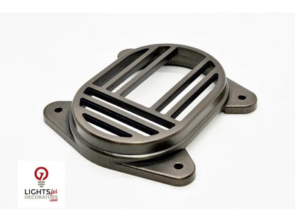 Lumien Antique Brass Louvered Insert for Micro Macro LED Lighting