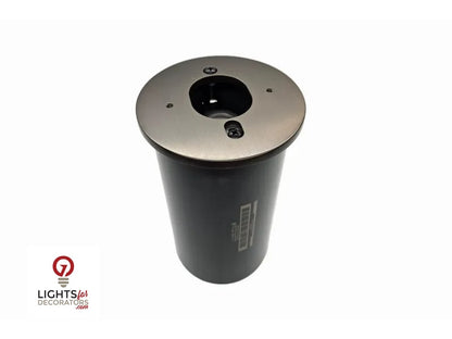 Lumien Nano Adjustable Well Light with PVC Sleeve - Antique Brass — view 2