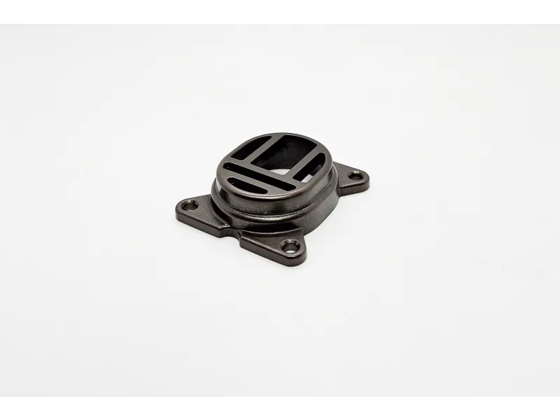 Lumien Antique Brass Louvered Insert for Nano Well LED Lighting