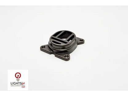 Lumien Louvered Insert for Nano Well Lights - Antique Brass — view 3