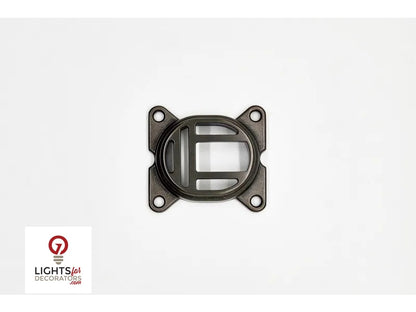 Lumien Louvered Insert for Nano Well Lights - Antique Brass — view 4