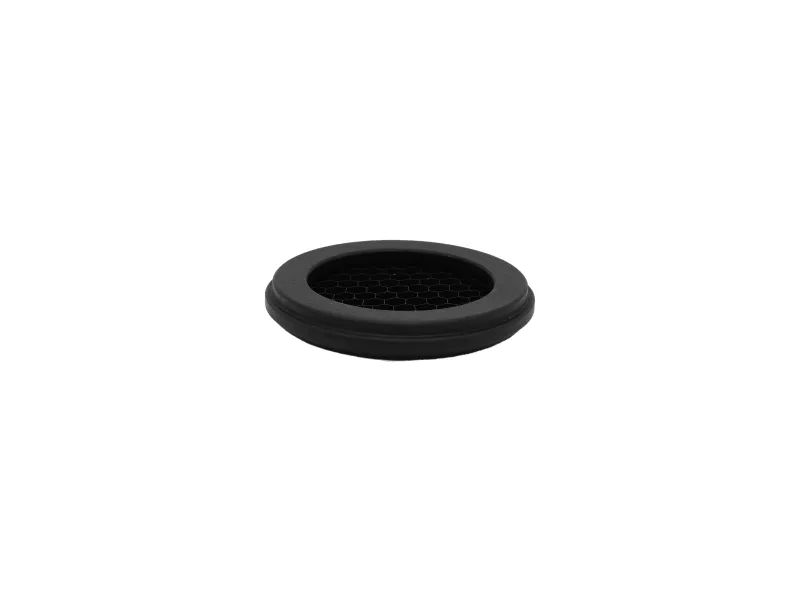 Lumien Black Aluminum Micro Banded Hex Louver for LED Downlighting