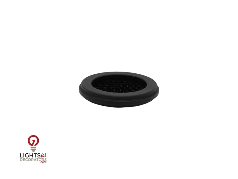 Lumien Black Aluminum Micro Banded Hex Louver for LED Downlighting