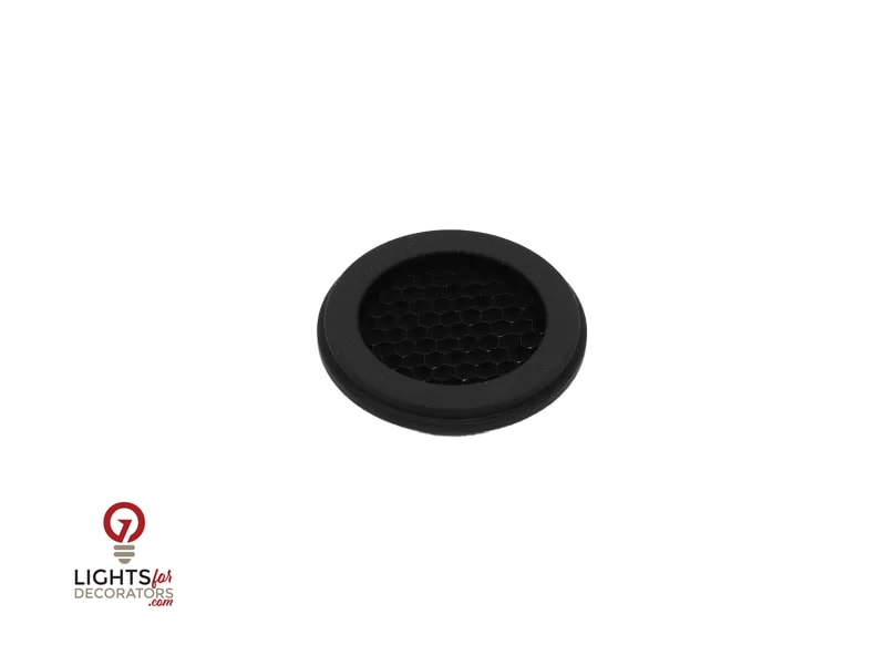 Lumien Black Aluminum Micro Banded Hex Louver for LED Downlighting
