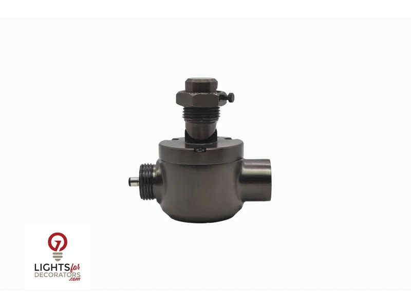 Lumien Catenary Drop Hub with Locking Mechanism - Antique Brass — view 3
