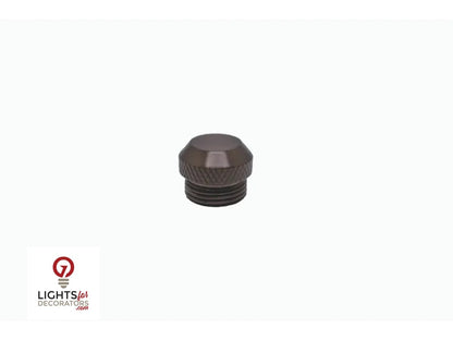 Lumien Catenary End Cap - Antique Brass — view 3