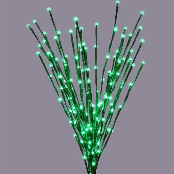 36" Light Burst - Green/Black Tape