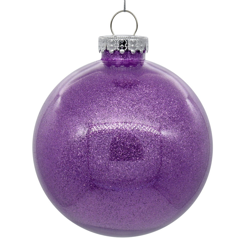 3" Glitter Clear Ball - Set of 12 — view 39
