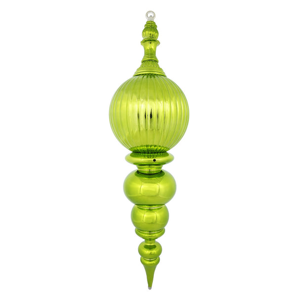 28" Lime Shiny Finial Ornament