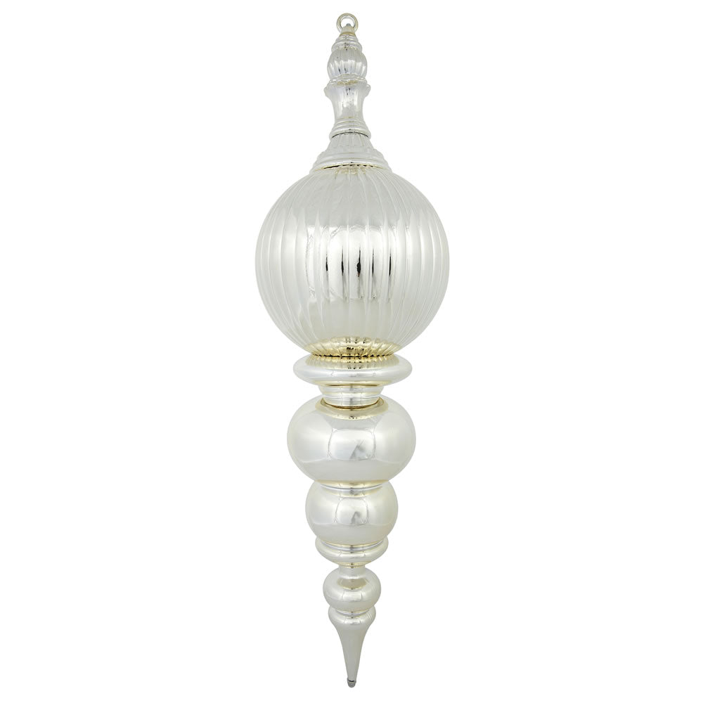 24" Shiny Finial Ornament - Champagne Champagne — view 1