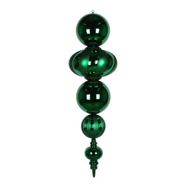 54" Green Shiny Matte Finial Ornament