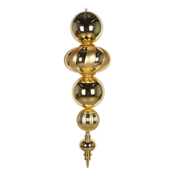 54" Gold Shiny Matte Finial Ornament