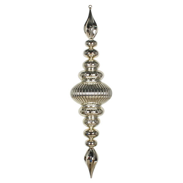 41" Champagne Shiny Finial Ornament