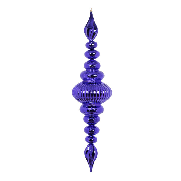 41" Purple Shiny Finial Ornament