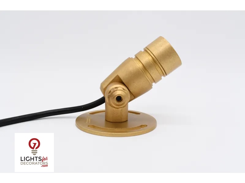 Lumien Core Micro Underwater Light - Raw Brass - 5.5 Watt - 3000K