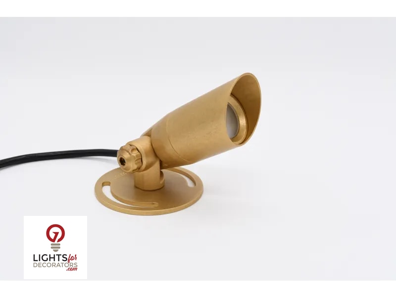 Lumien Core Micro Underwater Up Light - Raw Brass - 5.5 Watt - 2700K - 60 Degree