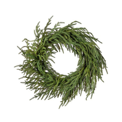 210" Just Cut Norfolk Pine Wreath 24" — view 1