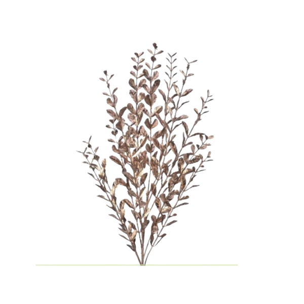 23" Painted Glitter Boxwood Spray  - Set of 12