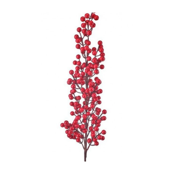 39" Waterproof Tall Berry Stem - Red
