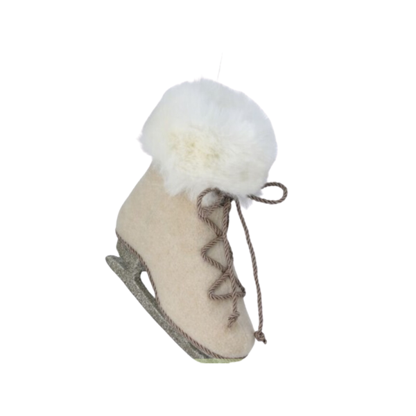 7" Old Fashioned Ice Skate Ornament