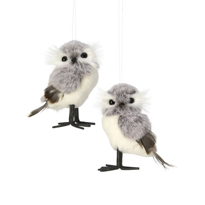 5" Winter Owl Ornament - Set of 2 — view 1