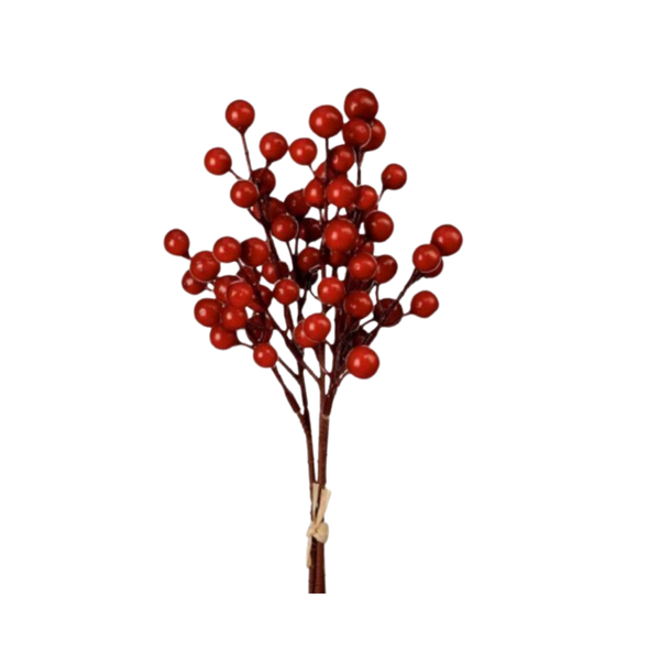 11.5" Waterproof Berry Bunch  - Red