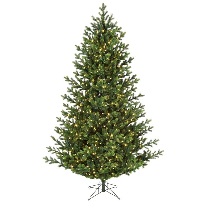 9' Layered Balsam Christmas Tree - Prelit Dual LED 7.5' x 64" — view 1
