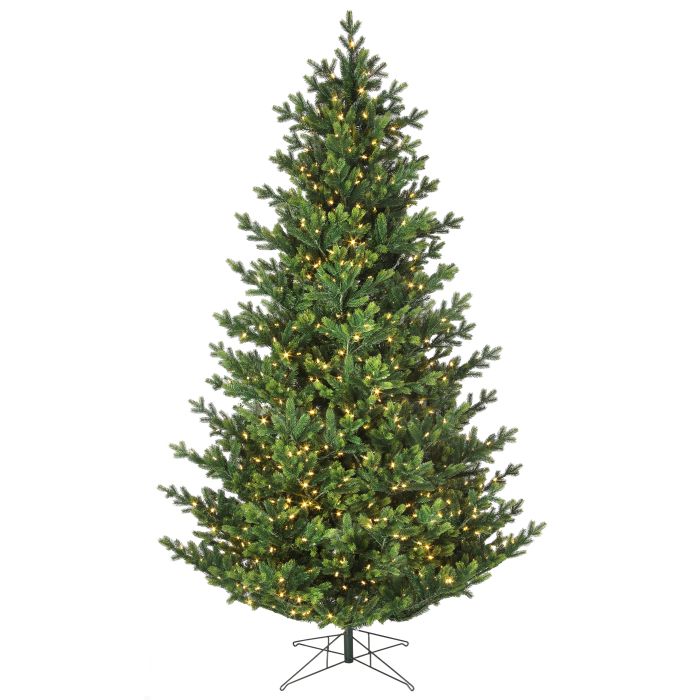9' Layered Balsam Christmas Tree - Prelit Dual LED 9' x 74" — view 1