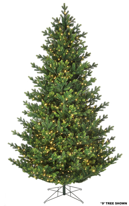 12' x 89" Layered Balsam Christmas Tree - 2,400 Dual LED Lights 12' x 89" — view 1