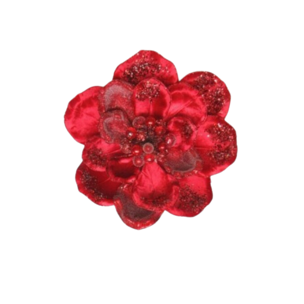 28" Grande Glamour Magnolia Stem - Red