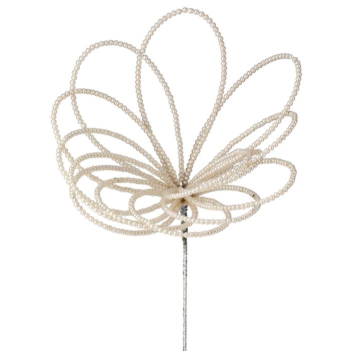 20" Pearl Bead Wire Spray — view 1