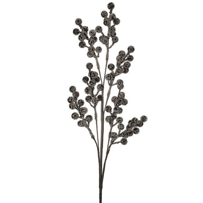 36" Glitter Berry Spray - Black Black — view 1