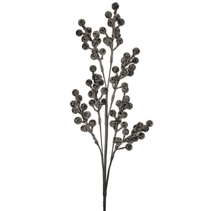 36" Glitter Berry Spray - Black Black — view 1
