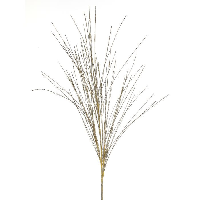 34" Twisted Metallic Grass Spray - Champagne Champagne — view 1
