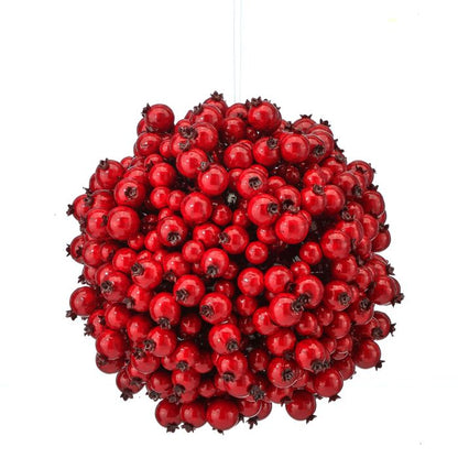 10" Waterproof Berry Ridge Kissing Ball - Red — view 1