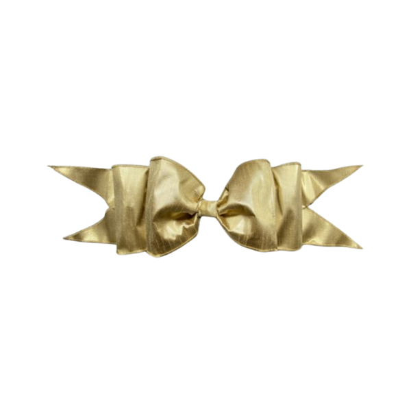 6"X16"X24" VELVET PREMADE BOW  - CHAMPAGNE