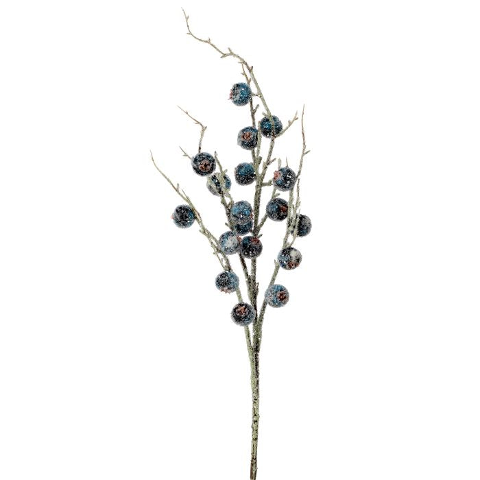 36" Iced Jumbo Berry Spray - Blue Blue — view 1