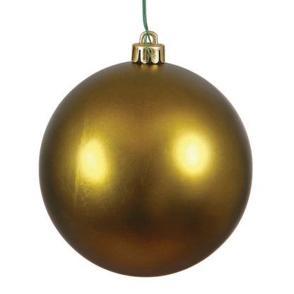 Olive - Shatterproof Ball Chritsmas Tree Ornamanets — view 2