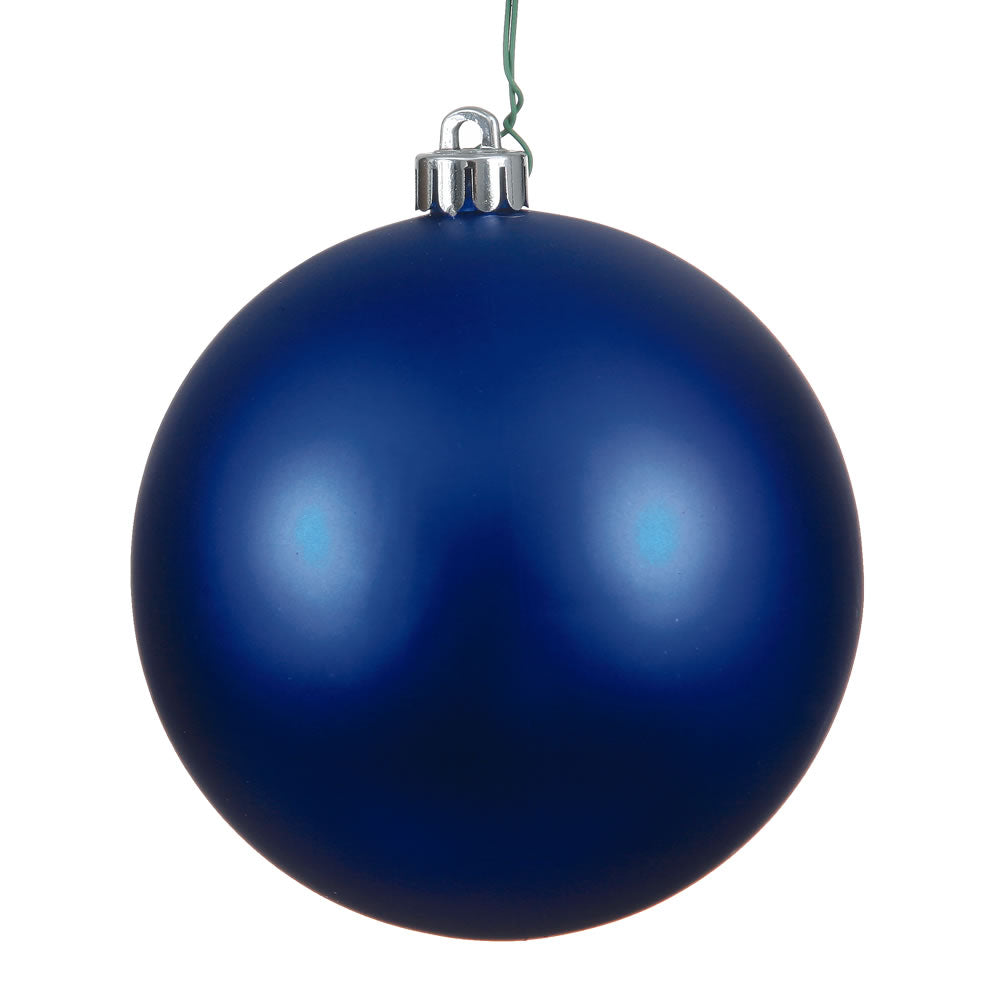 Cobalt Blue - Shatterproof Ball Chritsmas Tree Ornamanets — view 2