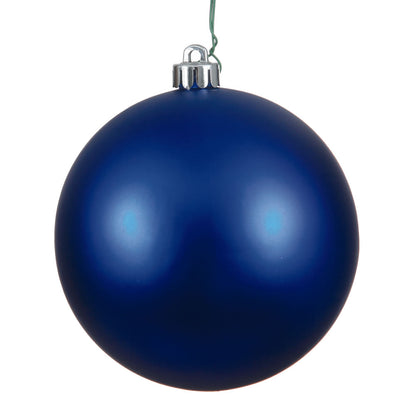 Cobalt Blue - Shatterproof Ball Chritsmas Tree Ornamanets — view 2