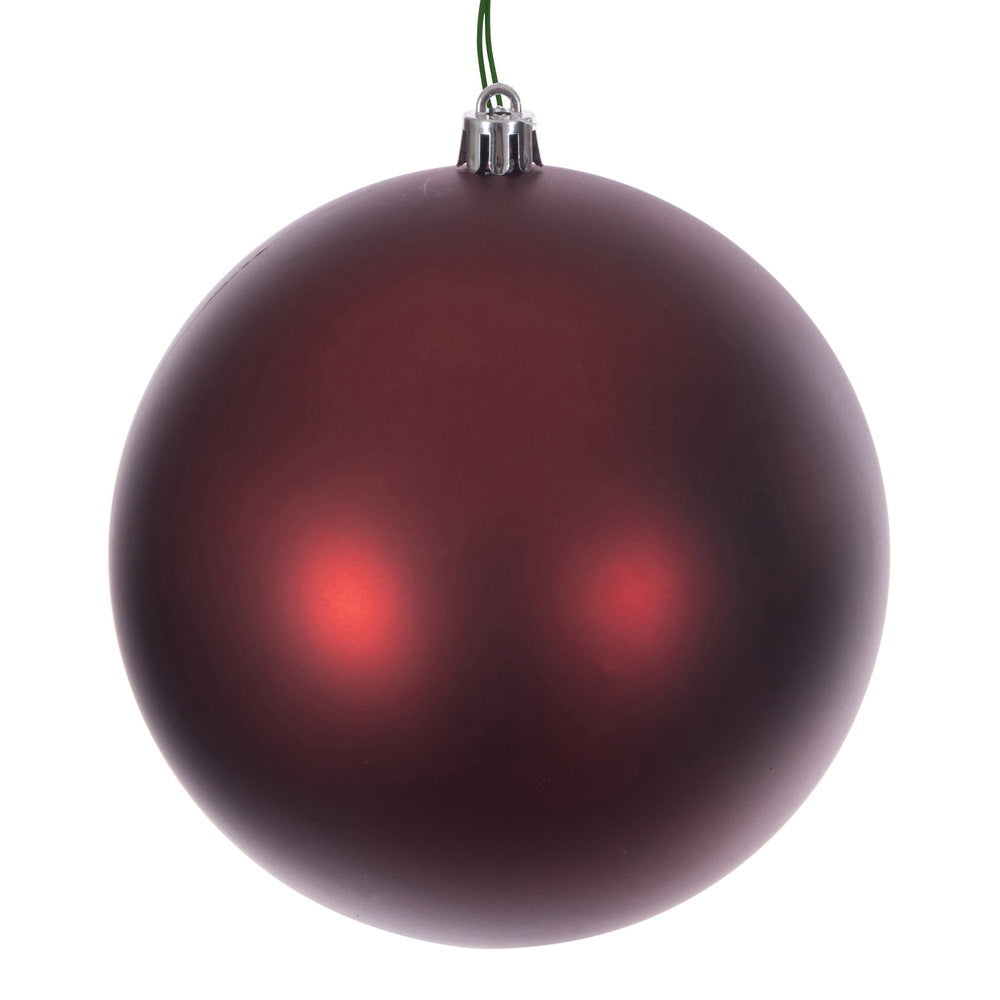 Crimson Red - Shatterproof Ball Chritsmas Tree Ornamanets — view 2