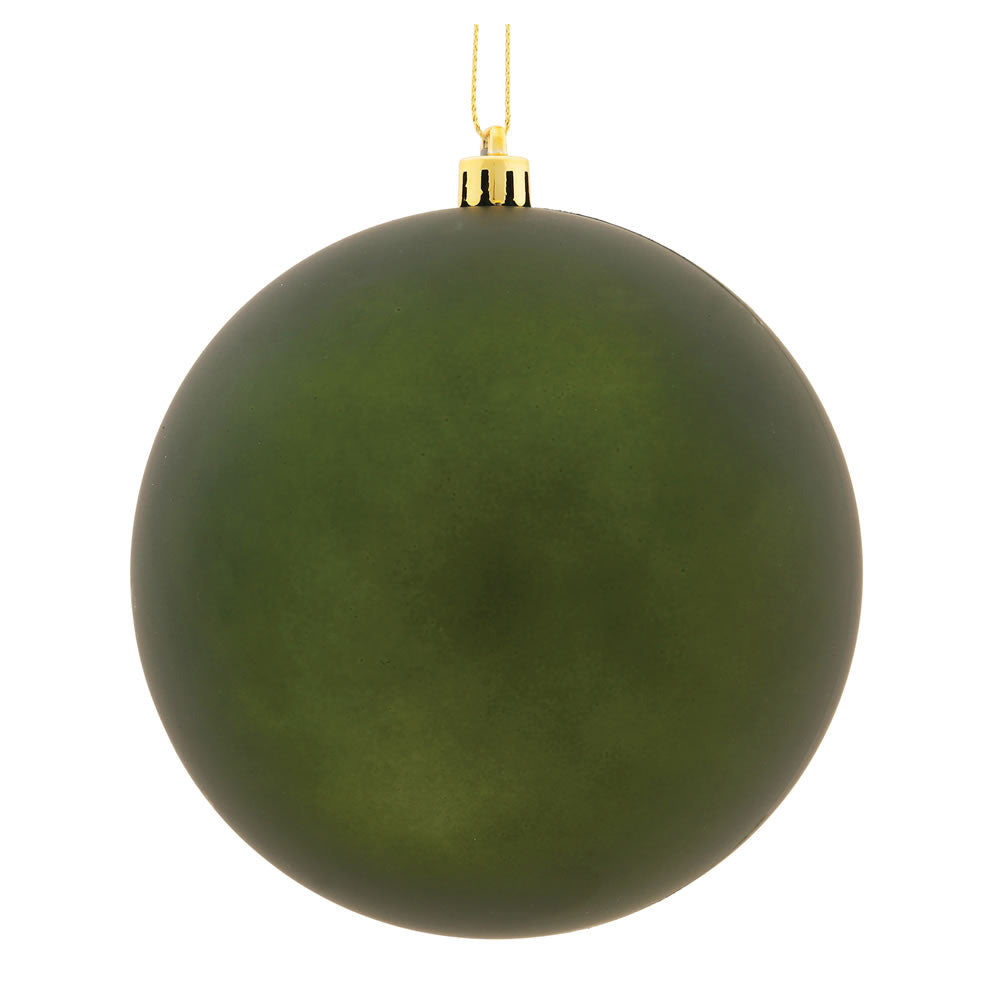 Moss Green - Shatterproof Ball Chritsmas Tree Ornamanets — view 2