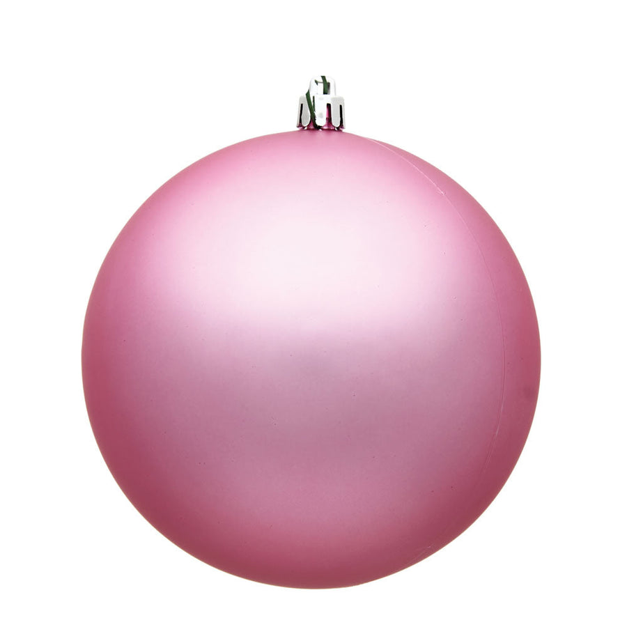 10" Shatterproof Ball Ornament - Plum - Matte - UV Treated 10" (Single)- Matte (UV)