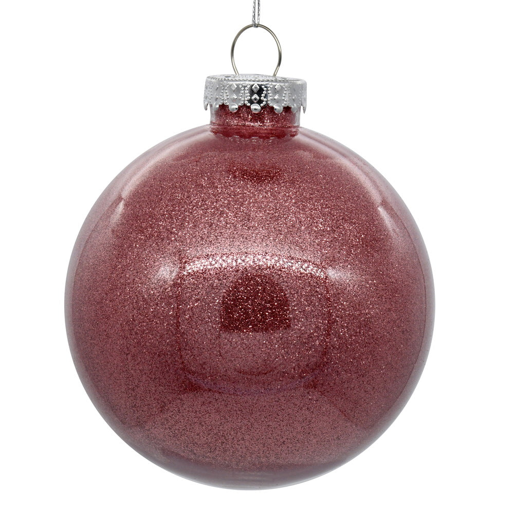 3" Glitter Clear Ball - Set of 12 — view 24