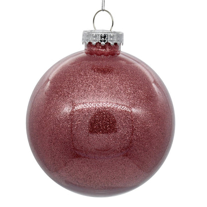 3" Glitter Clear Ball - Set of 12 — view 24