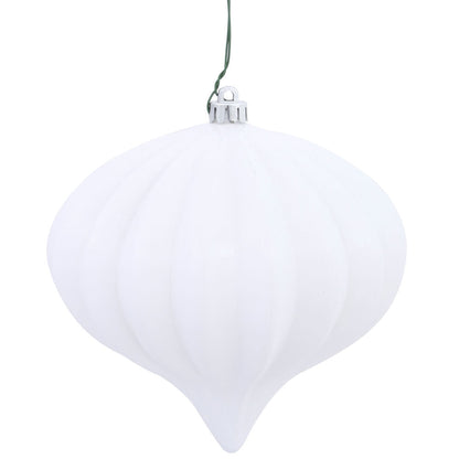 5.7" Shiny Onion  Ornament Drilled  - Single