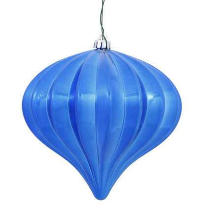5.7" Shiny Onion  Ornament Drilled  - Single