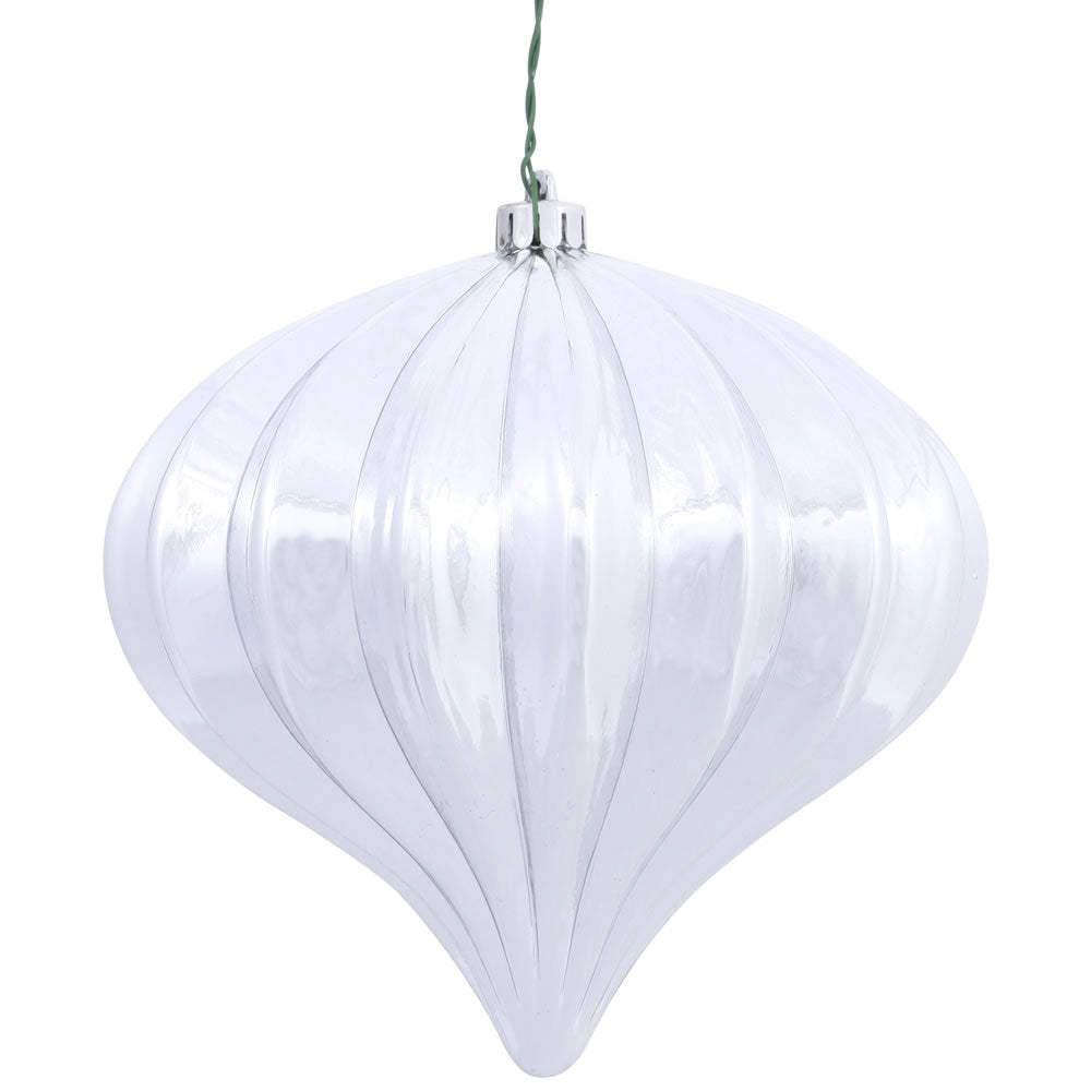 5.7" Shiny Onion  Ornament Drilled  - Single