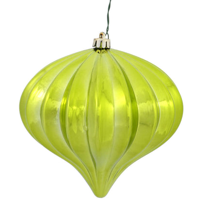 5.7" Shiny Onion  Ornament Drilled  - Single