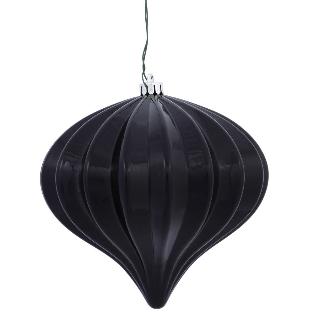 5.7" Shiny Onion  Ornament Drilled  - Single